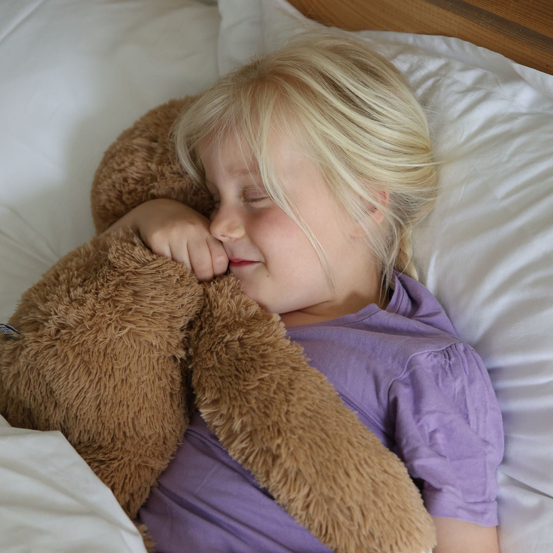 Helpt een verzwaringsknuffel tegen piekeren in bed?