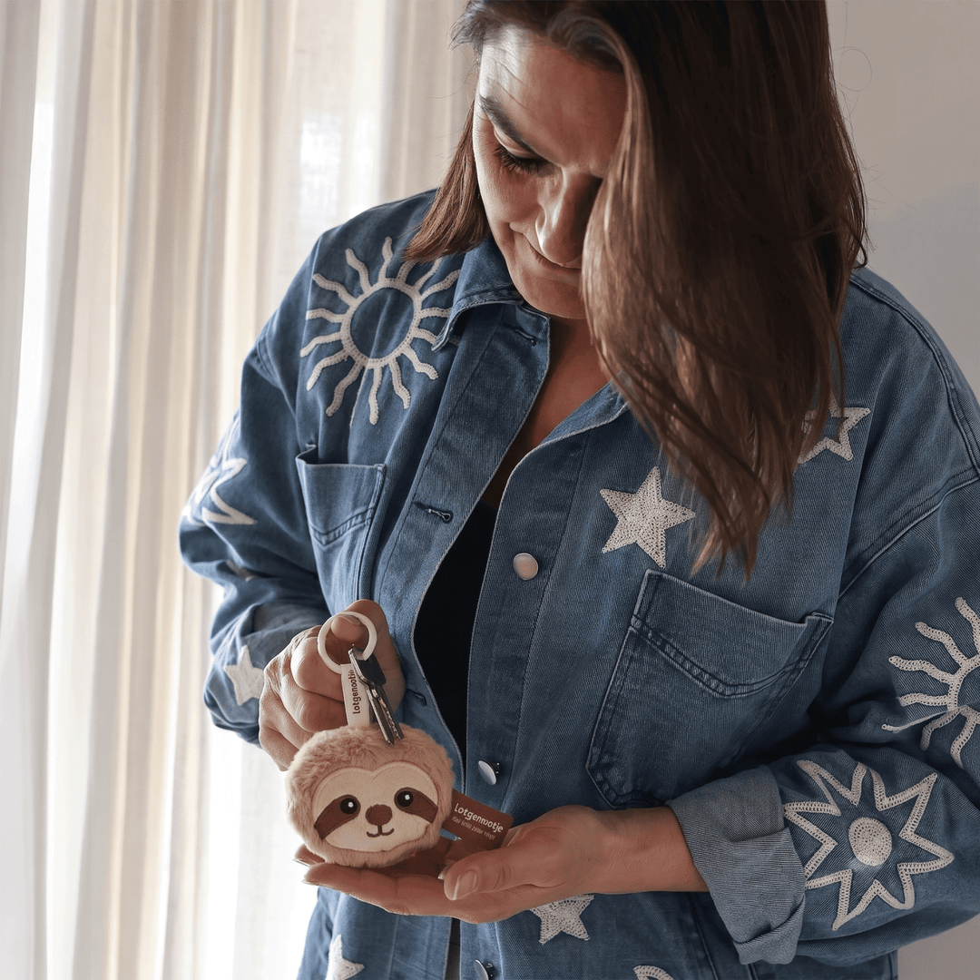 Travel Buddy Keychain Sloth
