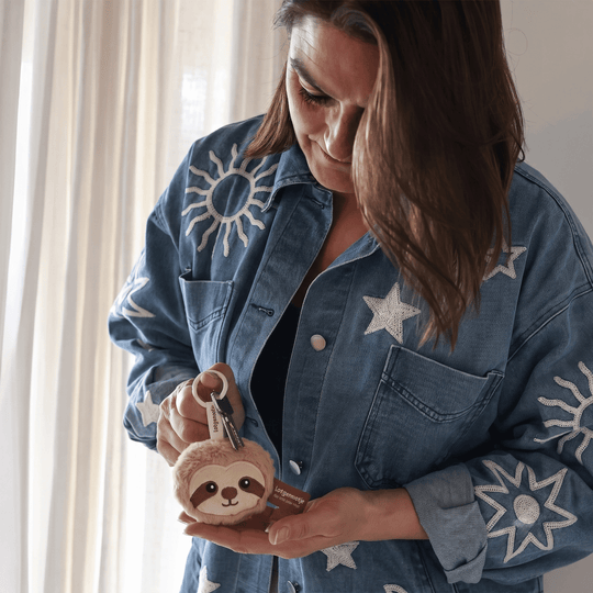 Travel Buddy Keychain Sloth